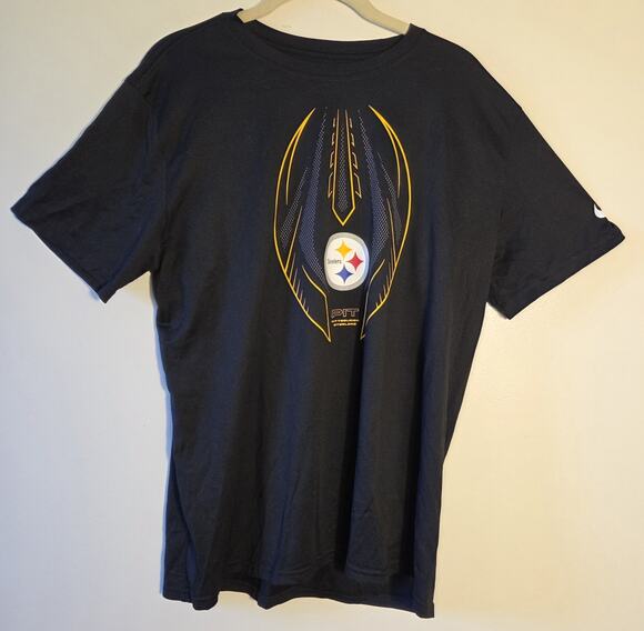 Nike Other - Nike Pittsburgh Steelers Dri-FIT Graphic Tee T-Shirt Black Mens L Short Sleeve